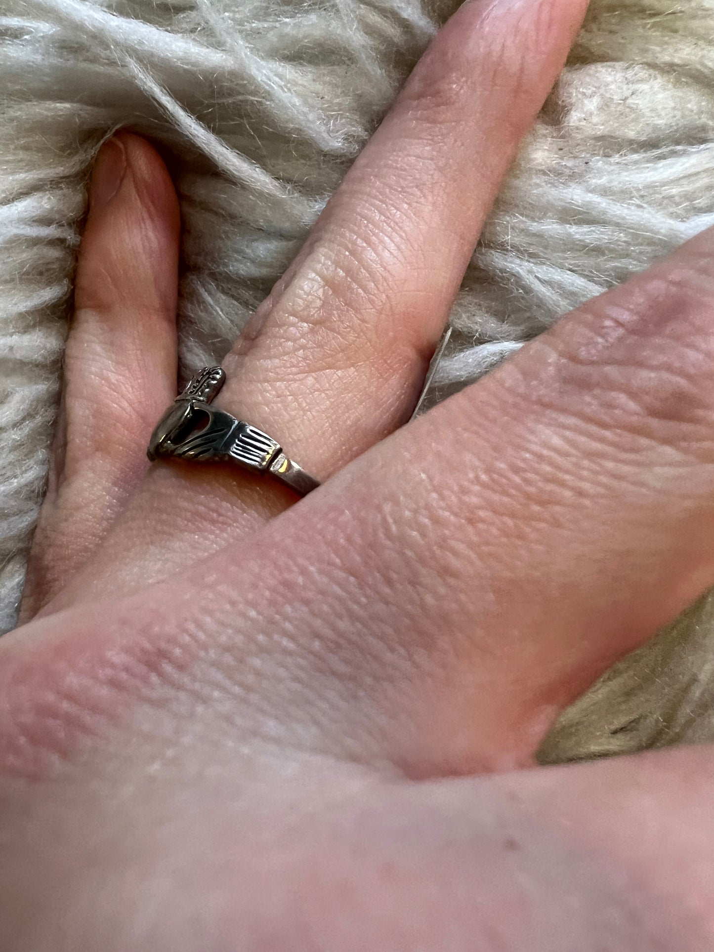 Brand  new sterling silver ring size 7