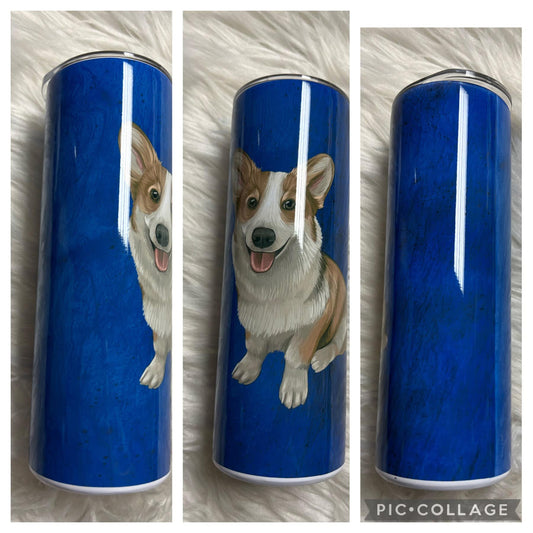 20 ounce Tumblr corgi