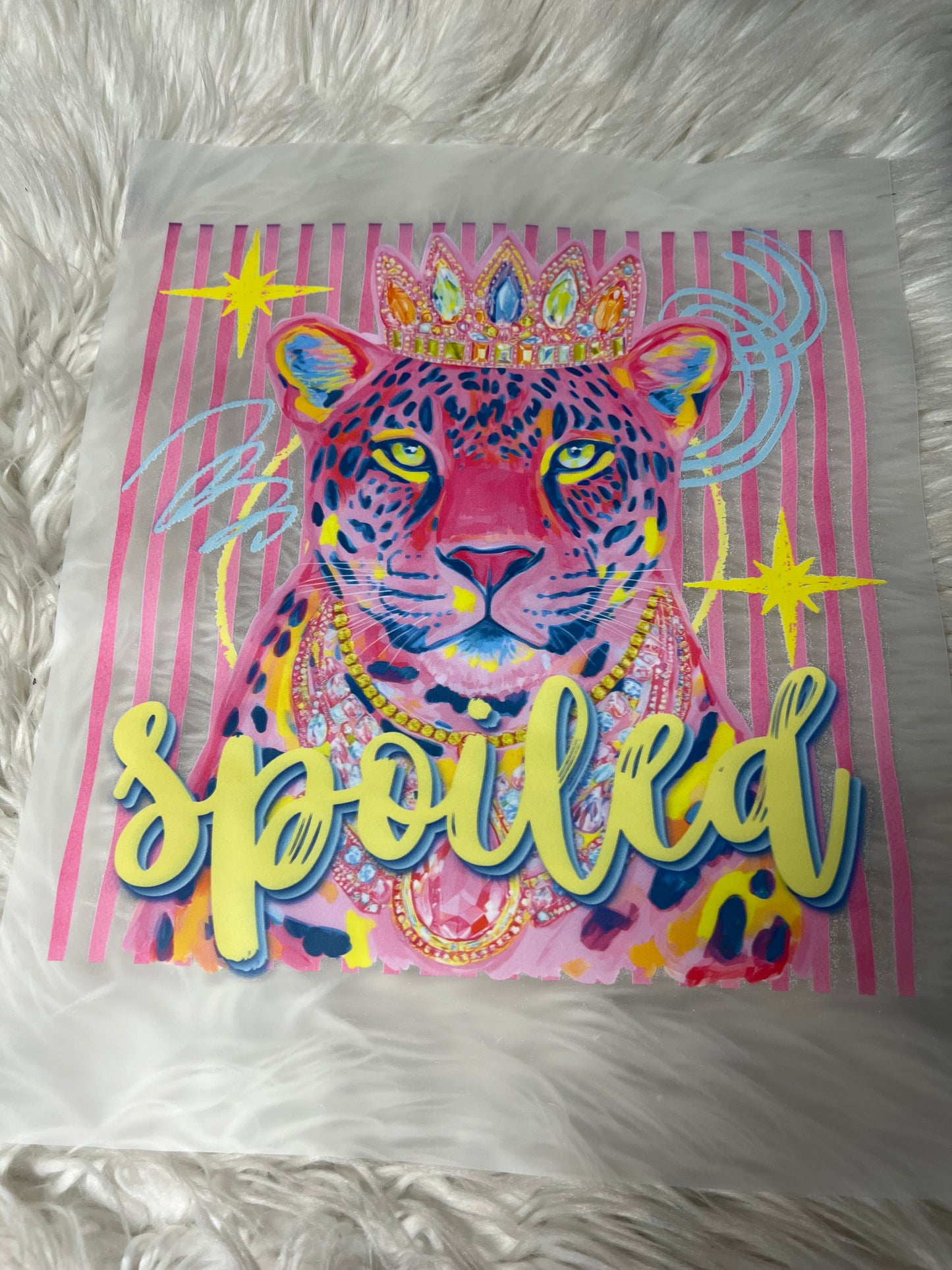 New DTF Spoiled leopard
