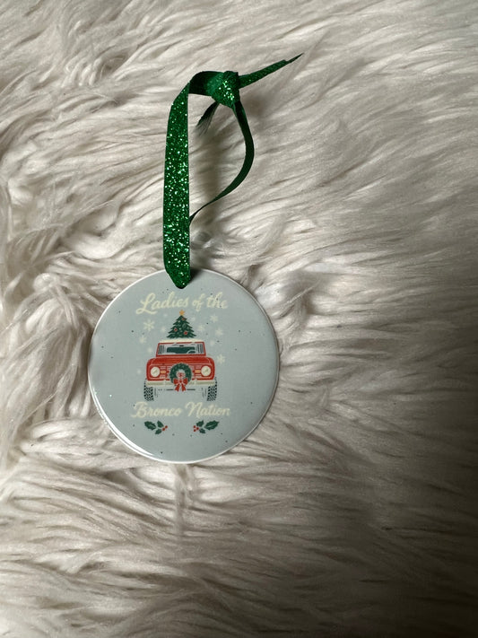 ladies of the b nation Christmas, ceramic ornaments