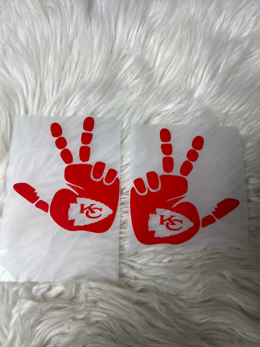 Vehicle wave car decals kc