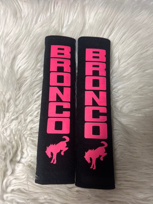 New seatbelt hot pink