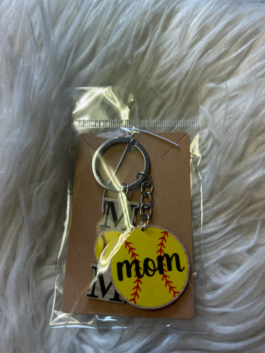 New keychain for Mom softball