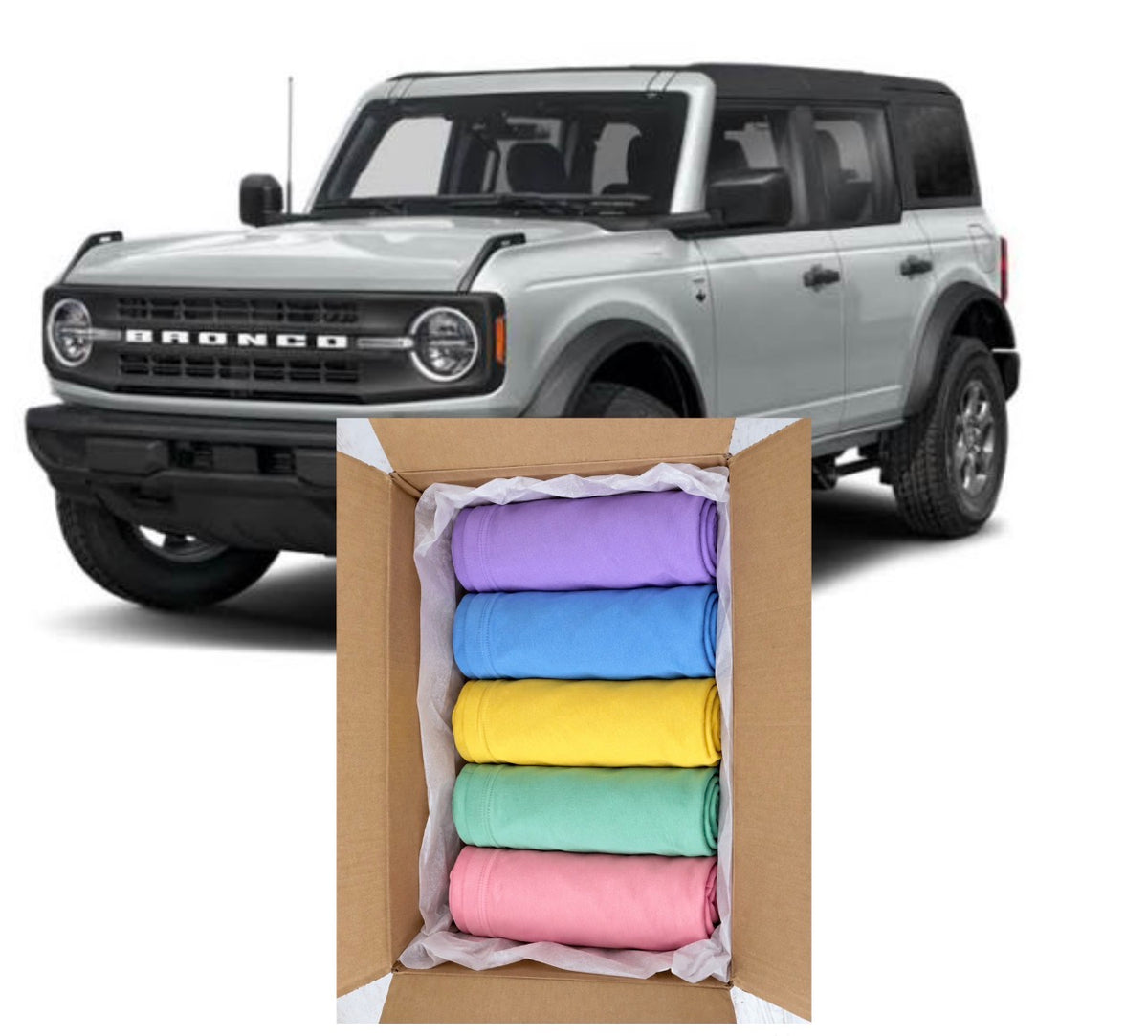 Mystery five T-shirts bundle vehicle