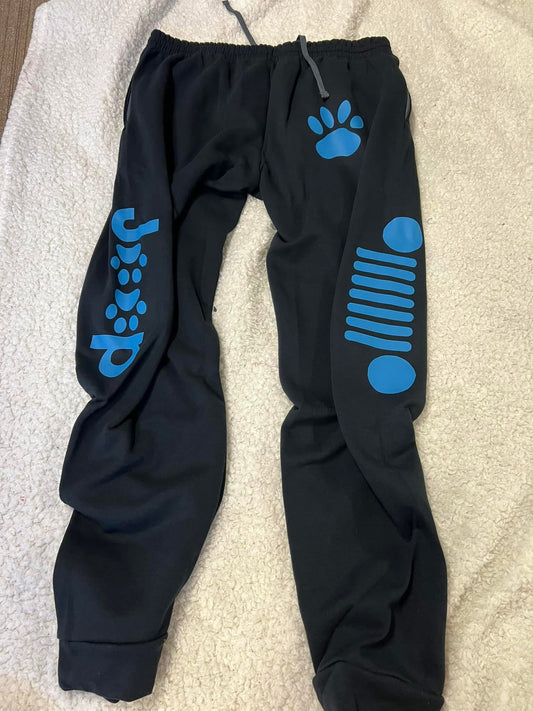 New unisex jerzees bottoms black