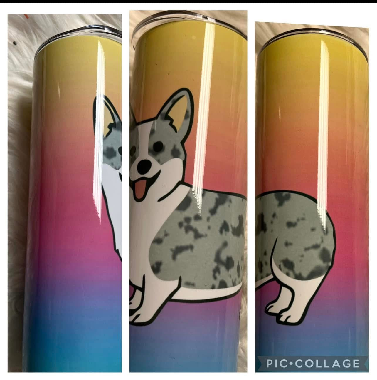 20 ounce Tumblr corgi