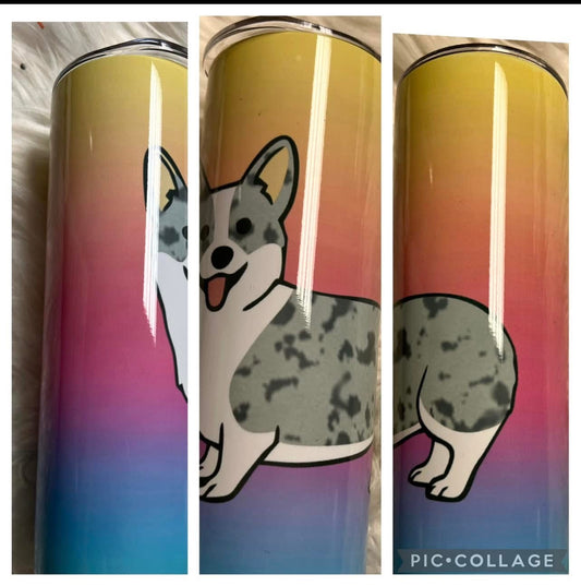20 ounce Tumblr corgi