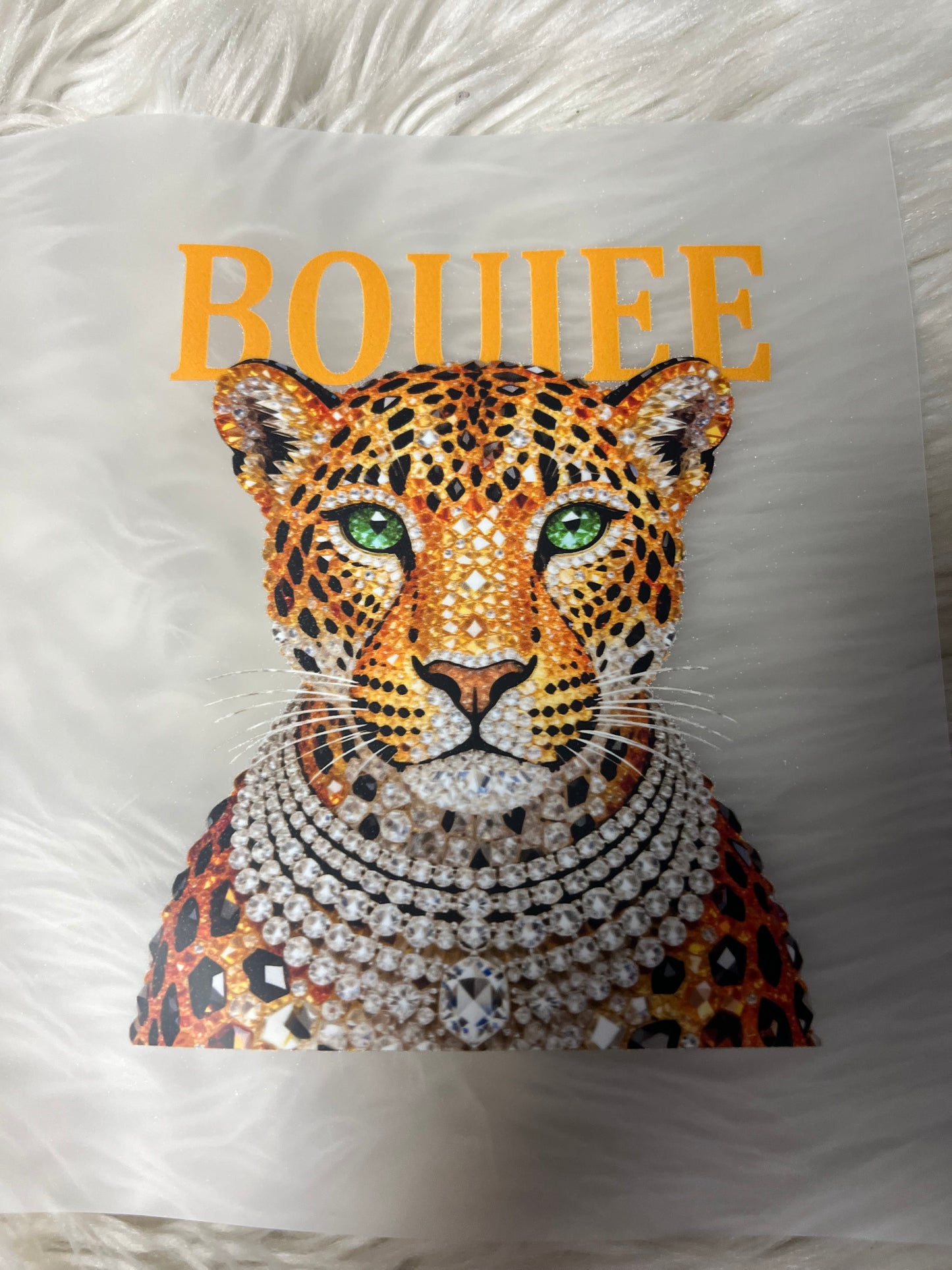New DTF bougie leopard
