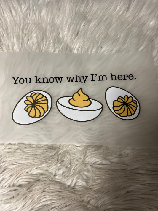 DTF  print  Thanksgiving deviled eggs 