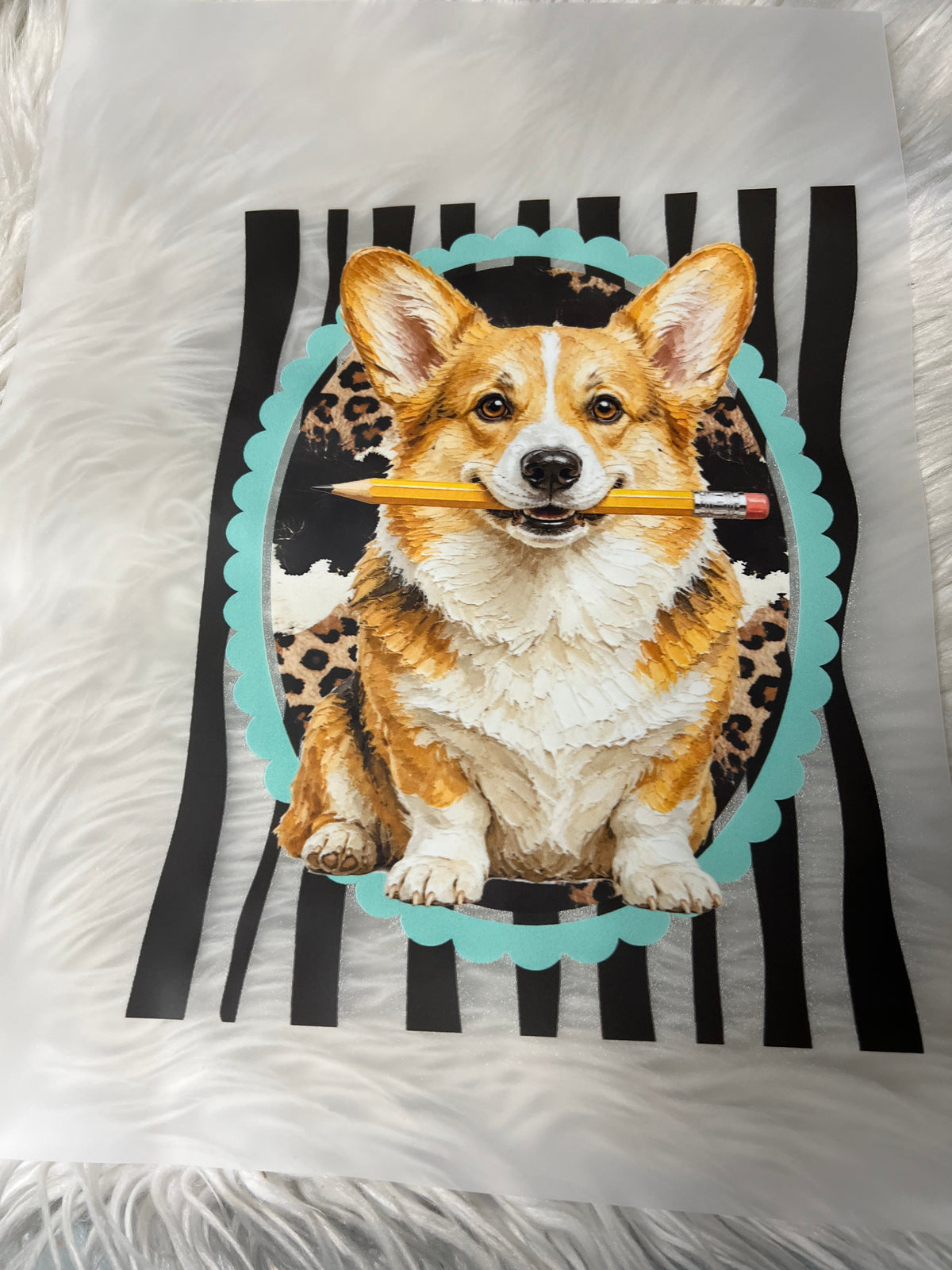 New DTF corgi