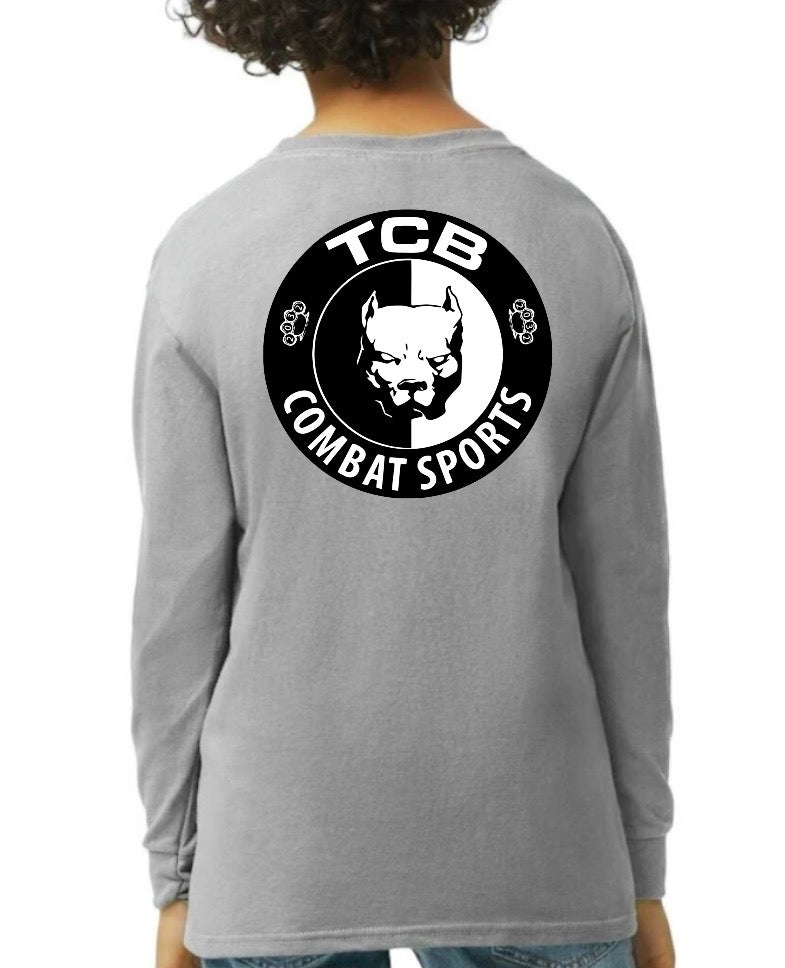 unisex Gilden youth long sleeve T-shirt