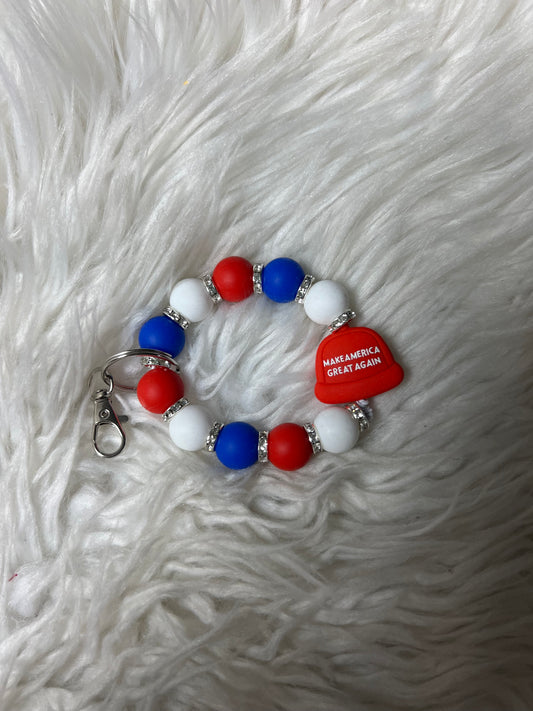 New keychain bracelet make America great again
