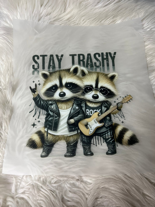 New DTF stay trashy, rocker raccoons