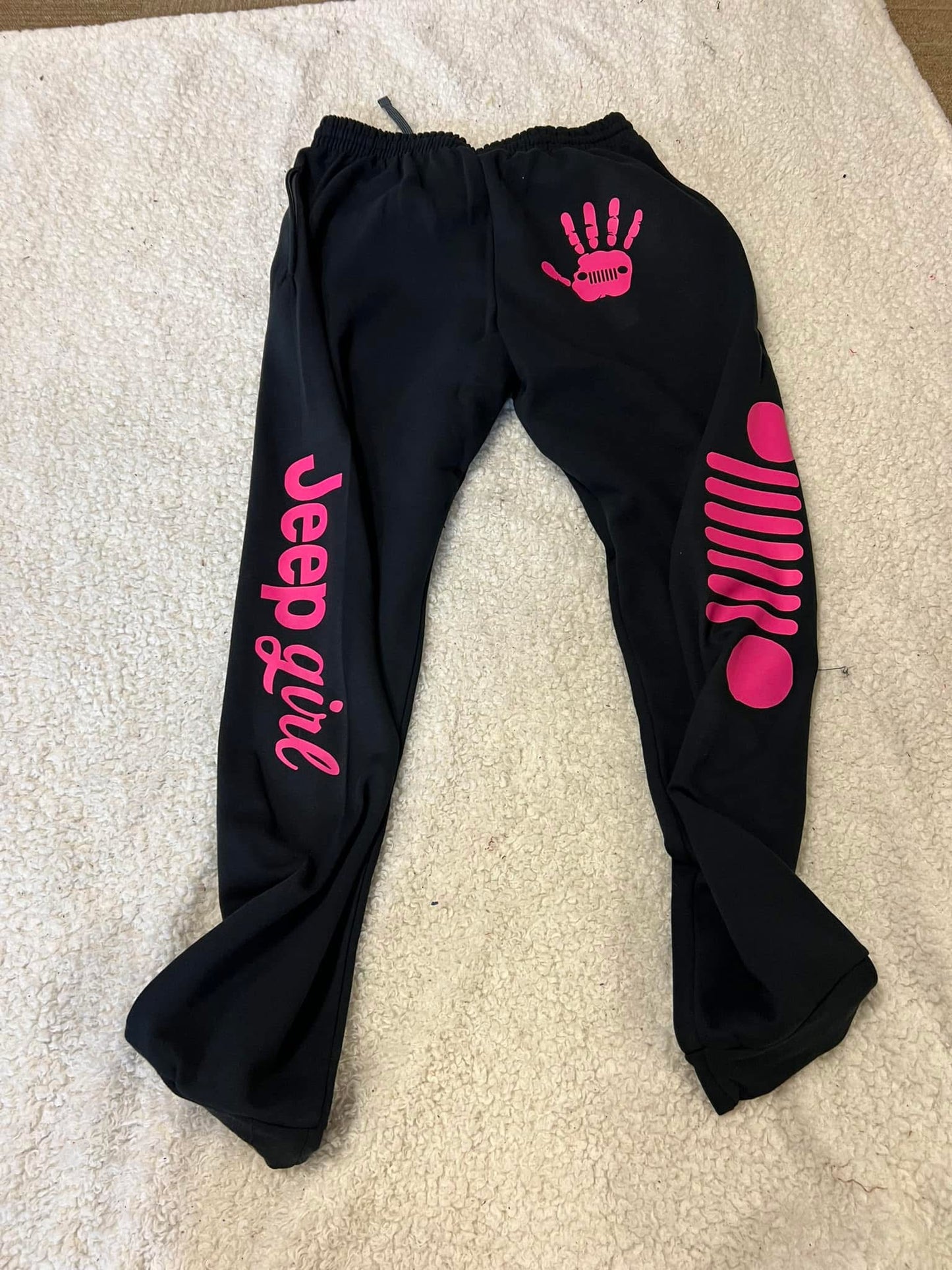 New unisex jerzees bottoms black