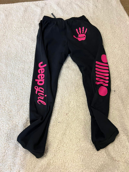 New unisex jerzees bottoms black