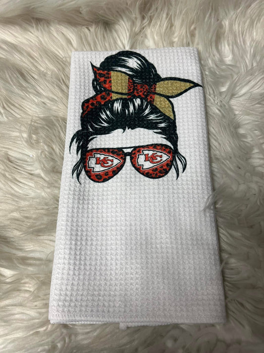 Decorative hand towel football