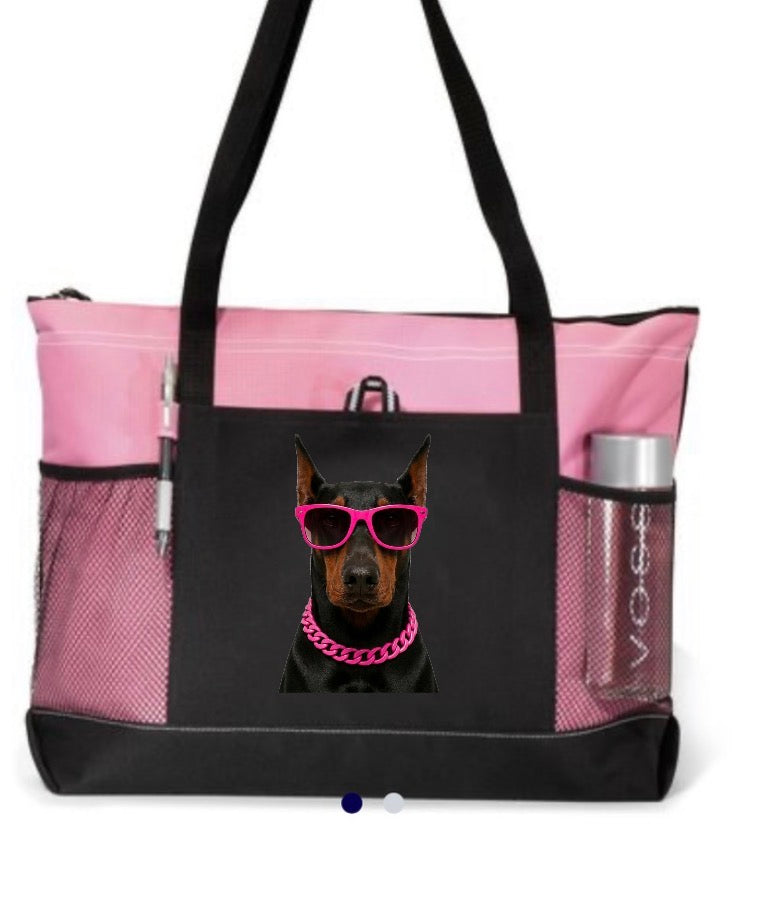 New tote bag doberman