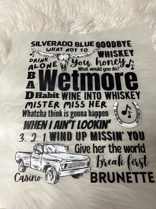 New DTF country Wetmore album