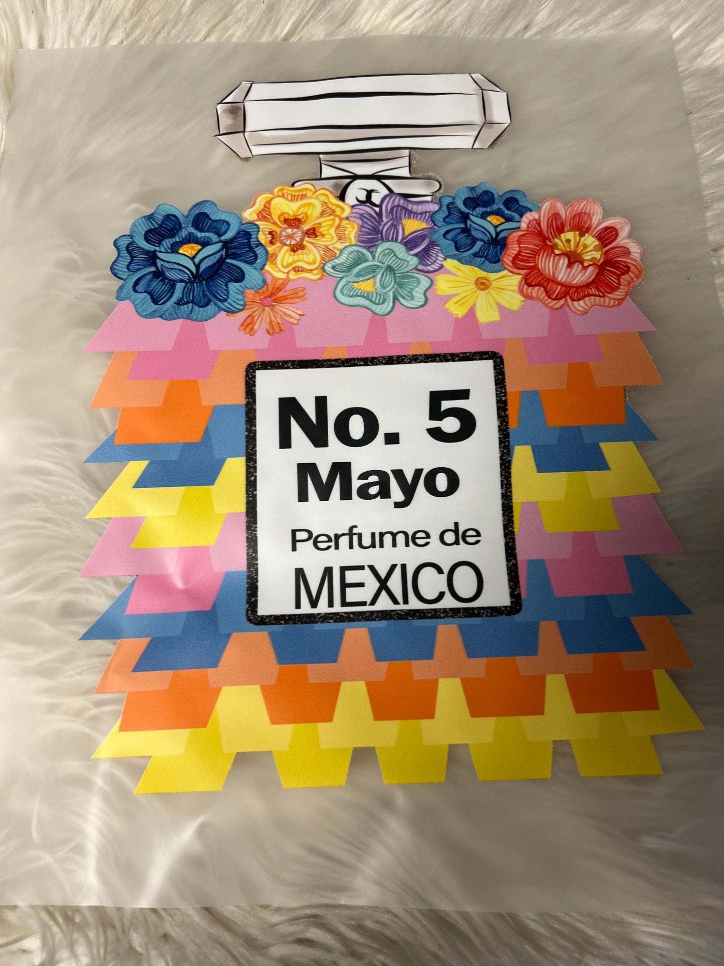 New DTF cinco de Mayo perfume bottle 