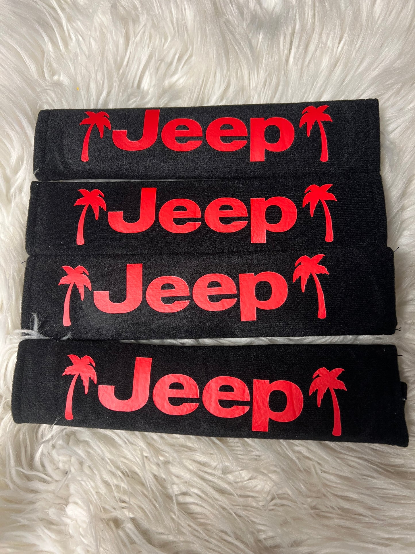 New seatbelt covers set