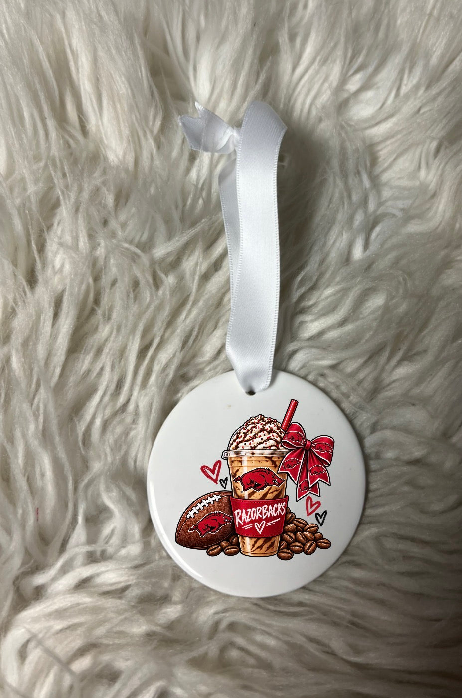 New Christmas ceramic ornament coffee