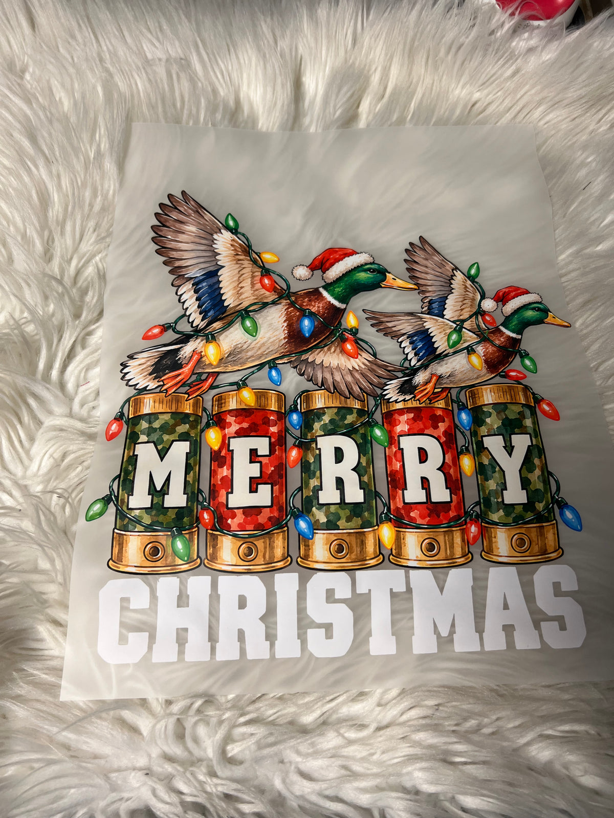 New DTF Christmas ducks