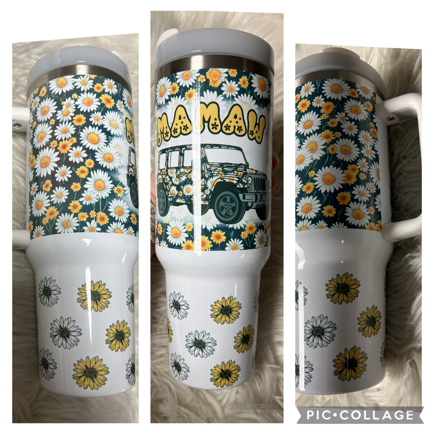 New 40 ounce daisies 4 x 4 Tumblr