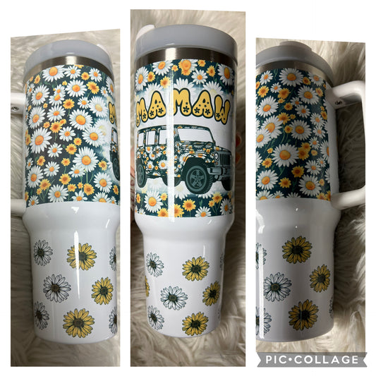 New 40 ounce daisies 4 x 4 Tumblr