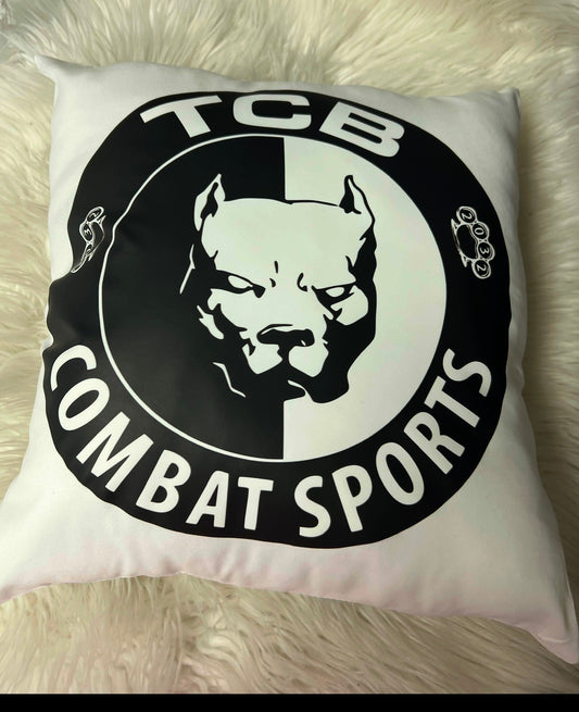 Pre stuffed throw pillow  roughly 15.7 x 15.7 