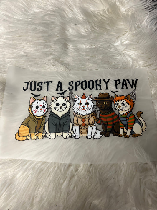 New DTF Halloween scary cat