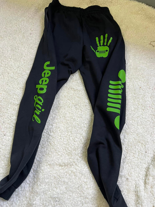 New unisex jerzees bottoms black