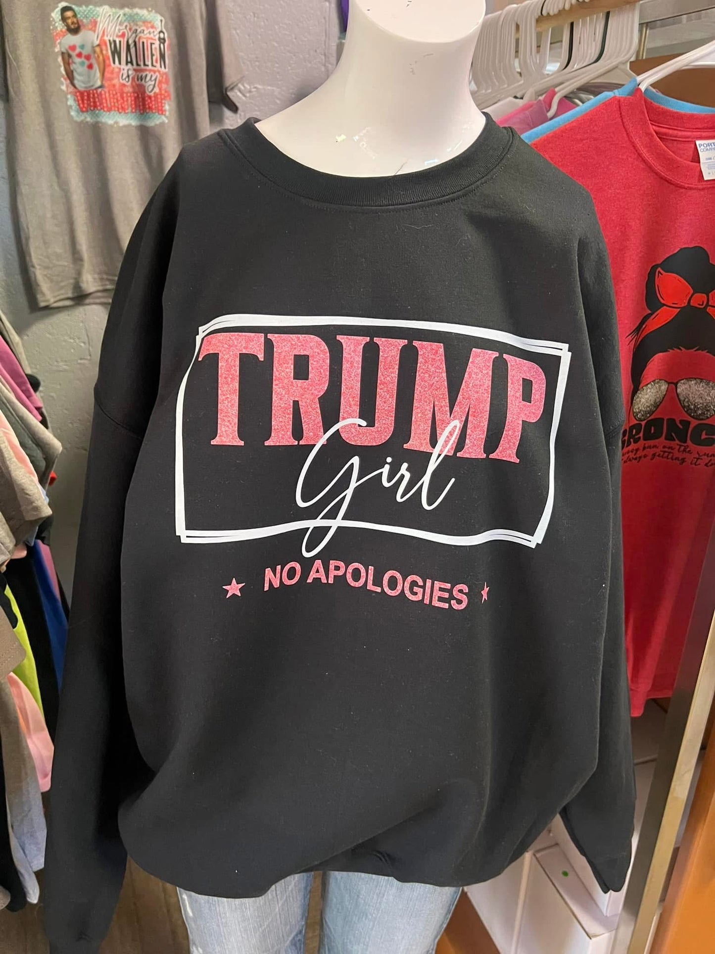 new Gilded unisex crewneck sweatshirt girl no apologies