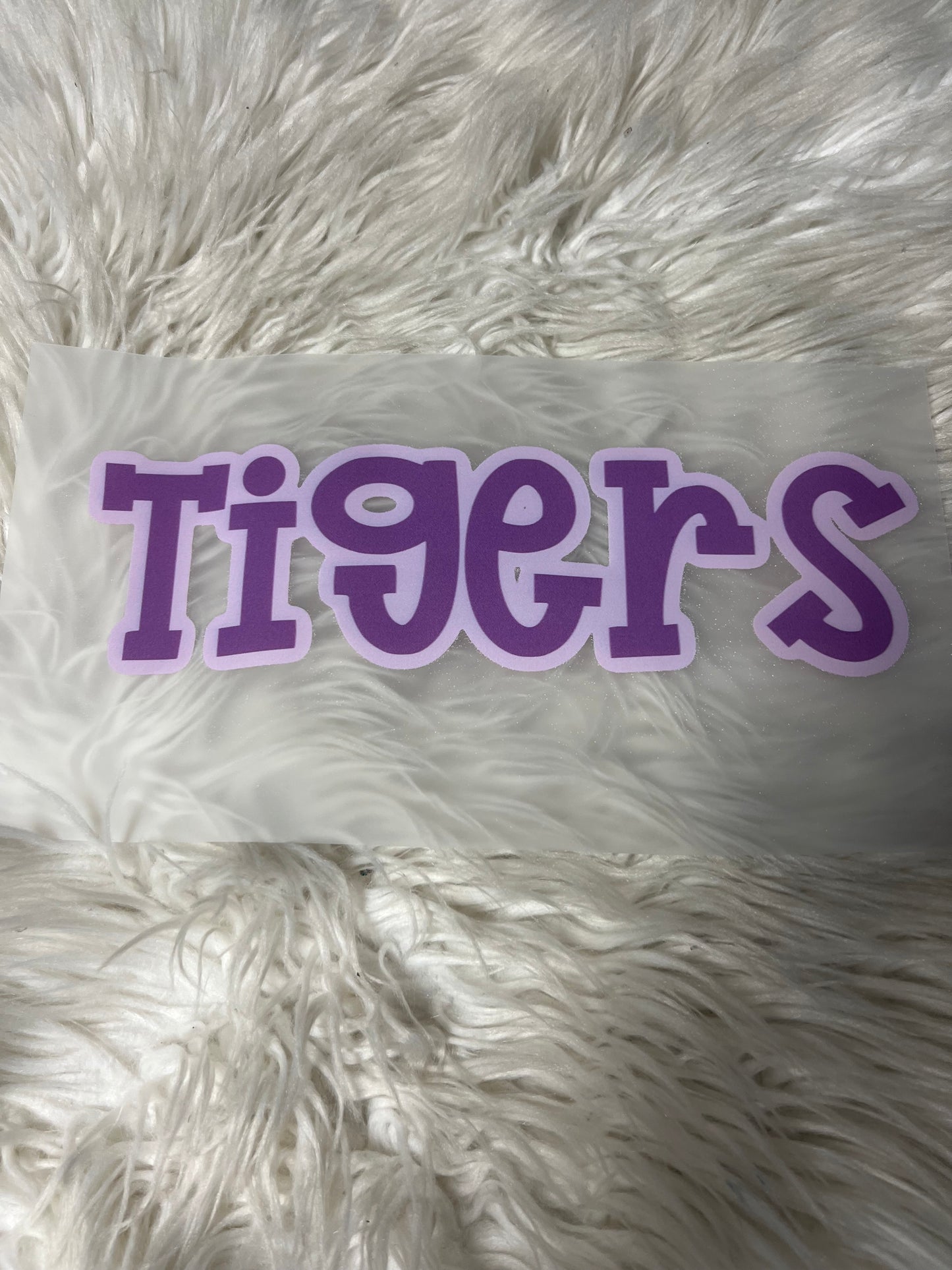 New DTF sleeve design tigers