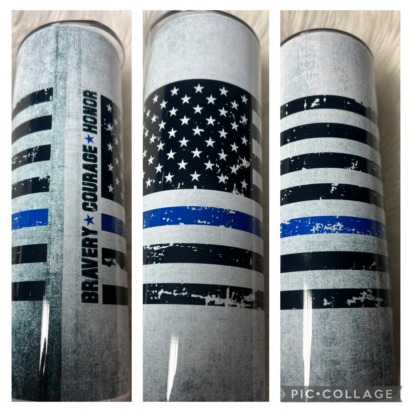 20 ounce metal Tumblr police officer