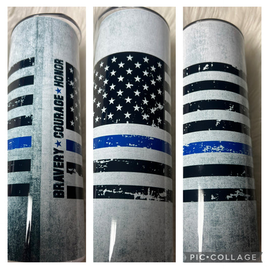 20 ounce metal Tumblr police officer