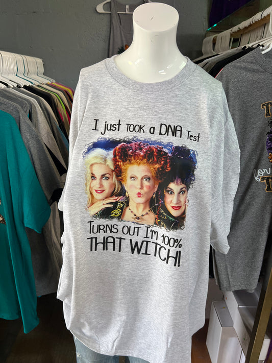 New  unisex T-shirt I took a DNA test Hocus Pocus witch