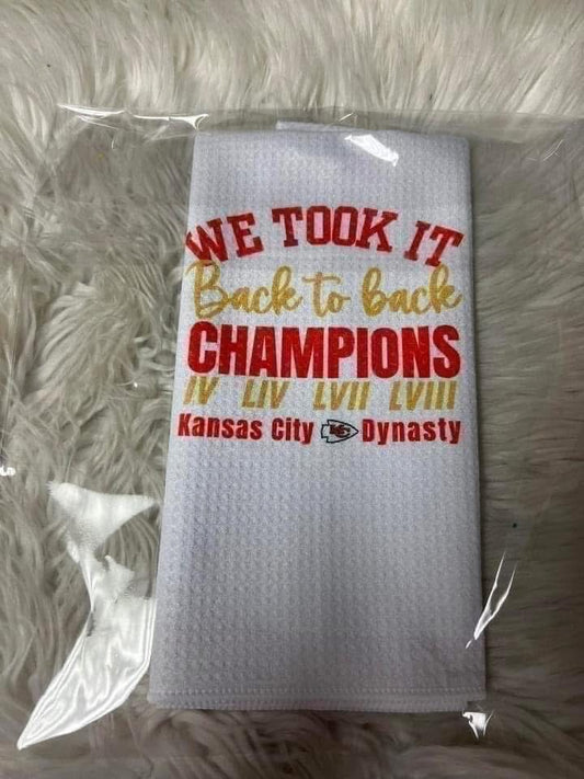 Decorative hand towel football