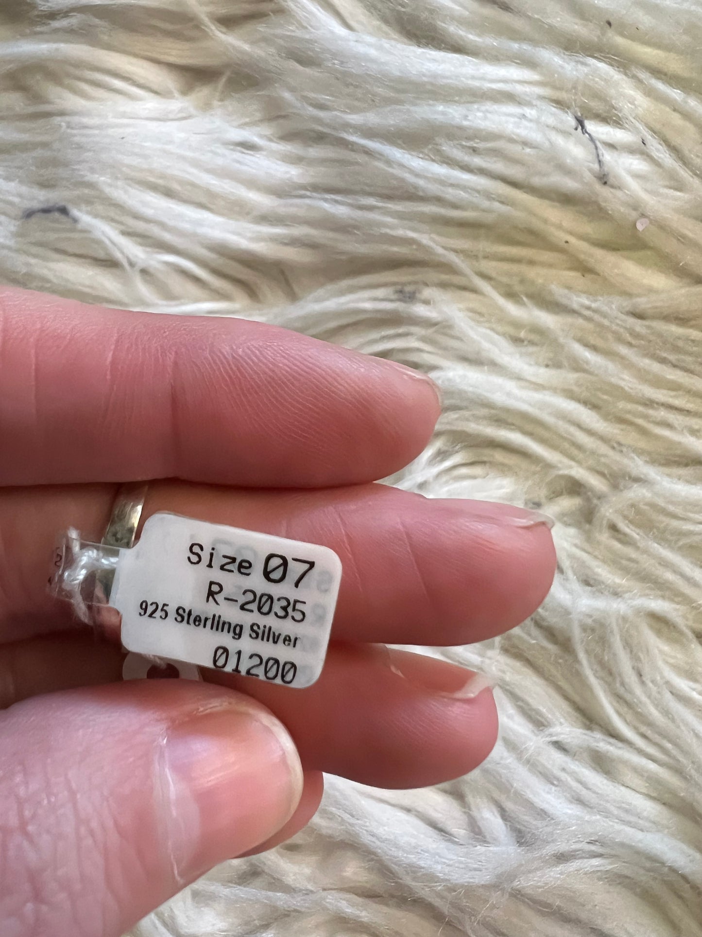 Brand new sterling silver ring size 7