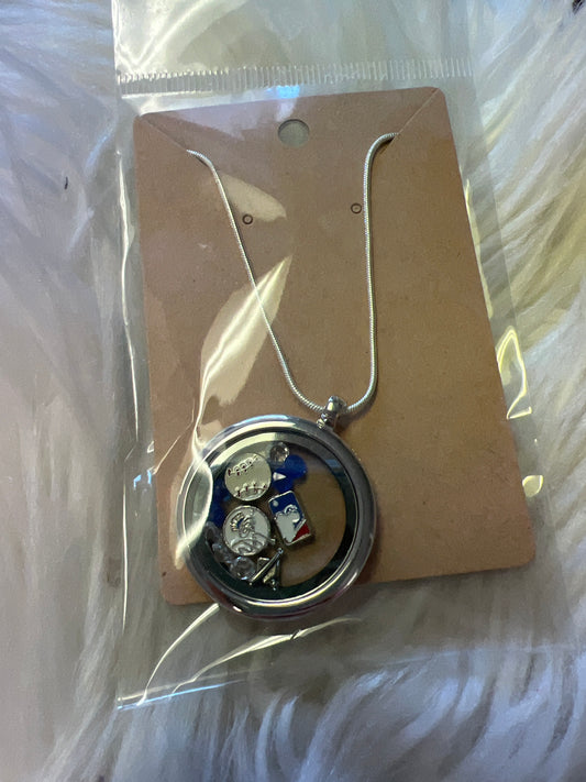 New baseball lock it necklace