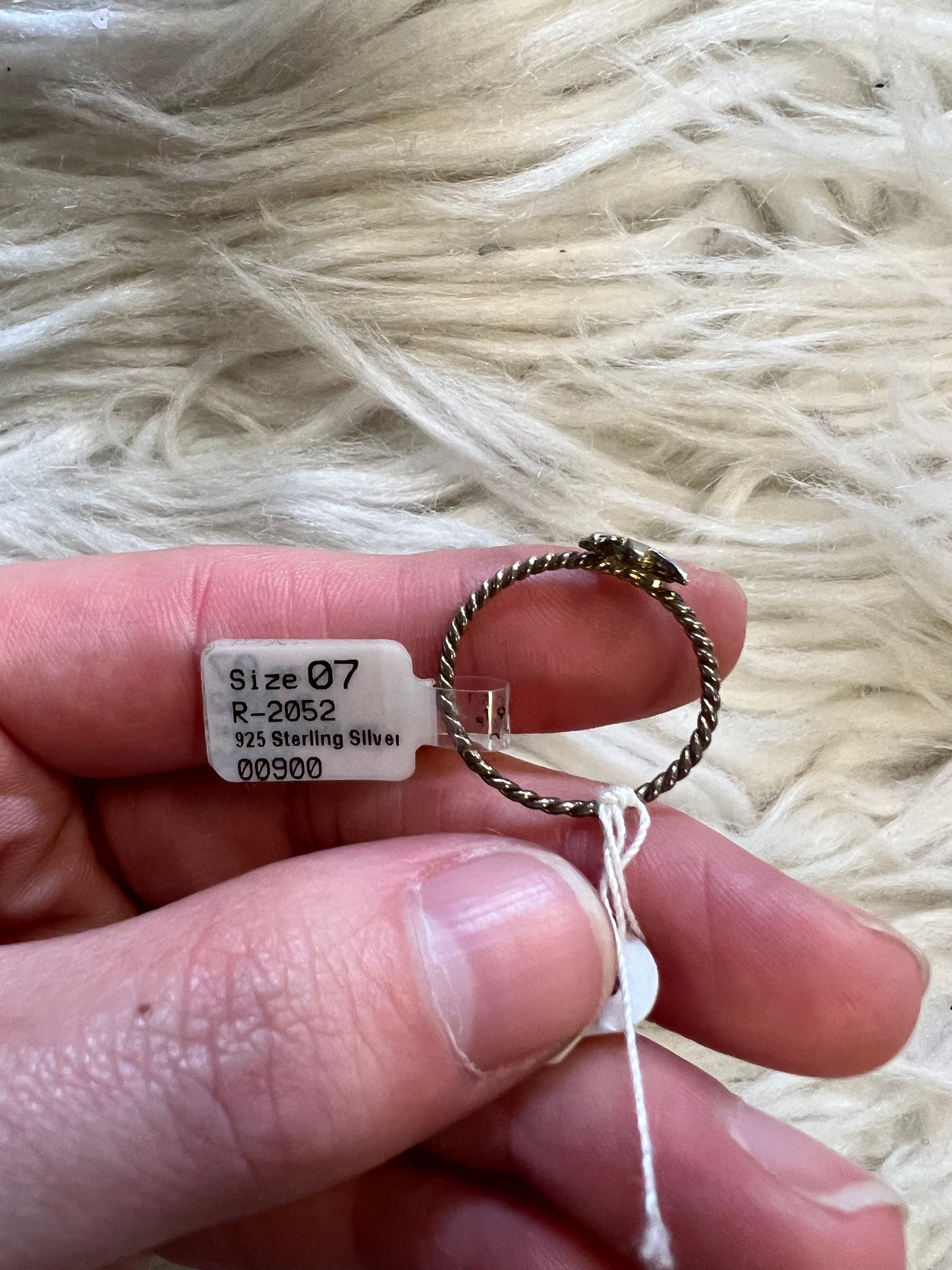 Brand new sterling silver ring size 7