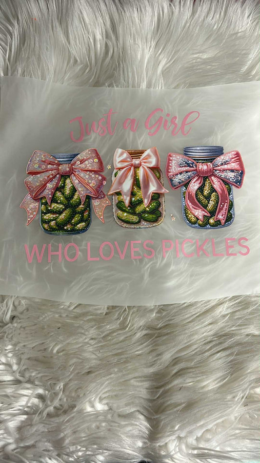 DTF  print pickle lover