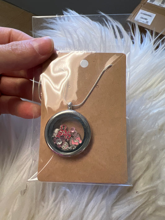 New  baby girl lock it necklace
