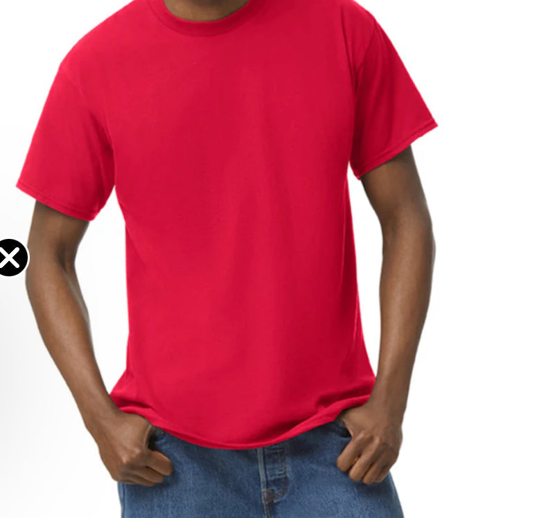Unisex new T-shirt peace, love corgi red and white