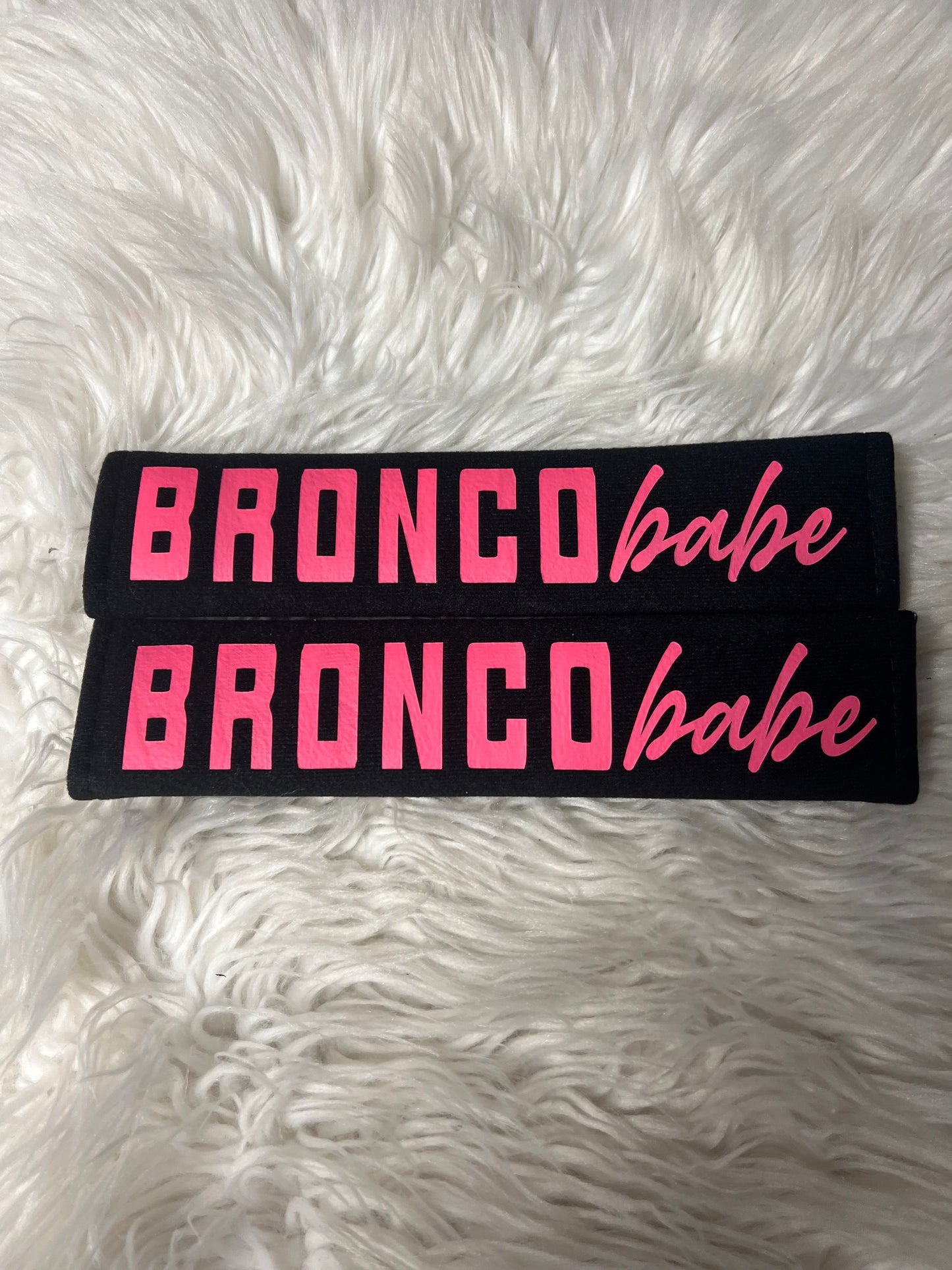 New seatbelt covers ready to ship