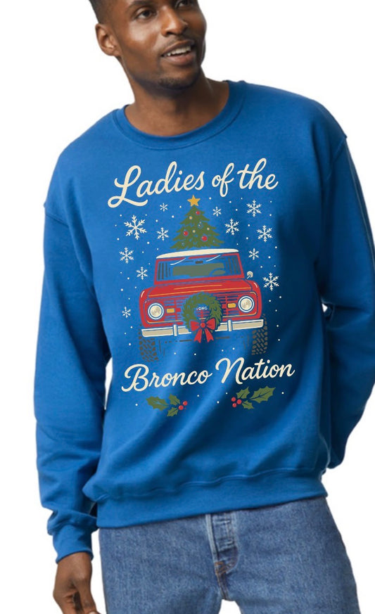New unisex ladies of the b nation blue Christmas