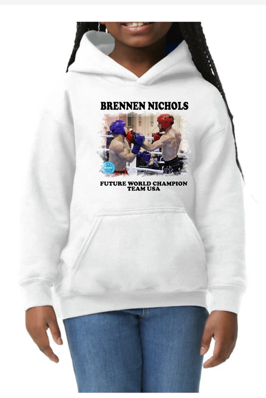 Brennen Nichols unisex Gilden youth  hoodie