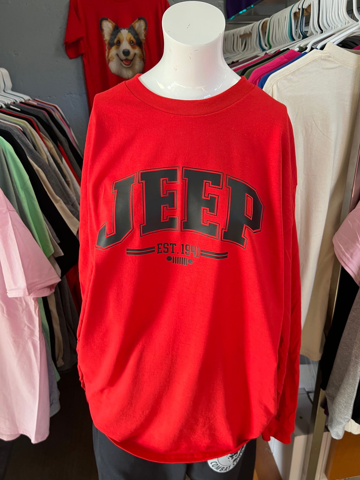 New unisex red