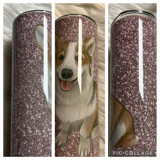 20 ounce Tumblr corgi
