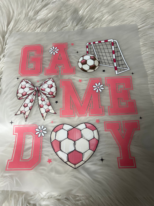 New DTF soccer pink