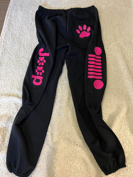 New unisex jerzees bottoms black